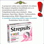 Strepsils eperízű cukormentes szopogató tabletta 24x