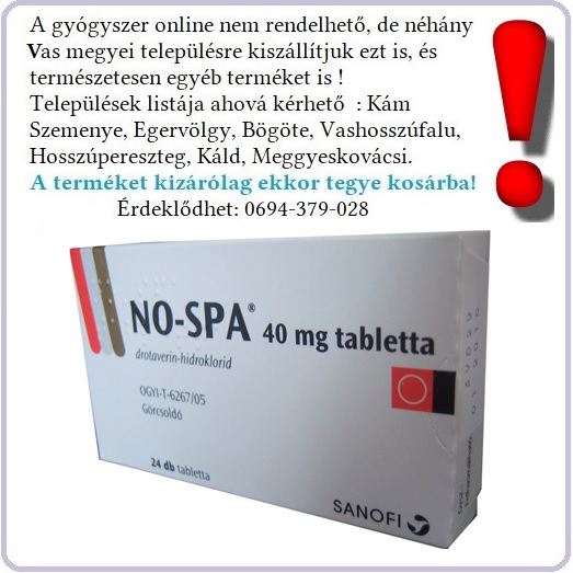 Nospa tabl 24x Arcanum GYÓGYSZERTÁR webpatika gyógyszer,tabletta webáruház,