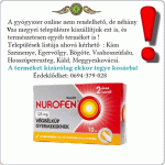 Nurofen 125 mg végbélkúp gyermekeknek 10x