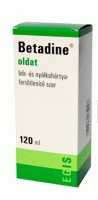 Betadine fertőtlenítő oldat 120ml *
