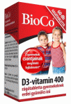 BioCo D3-vitamin 400 rágótabletta gyermekeknek 60x