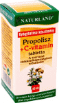Propolisz+C vitamin tabletta 60x Naturland *