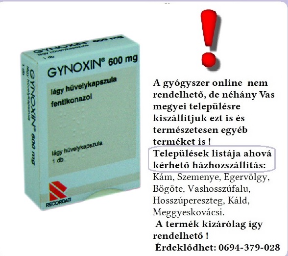 Gynoxin 600 mg lágy hüvelykapszula 1x
