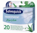 Salvequick átlátszó sebtapasz Aloe Verás 20x