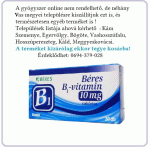 B1-vitamin 10 mg tabletta 30x Béres