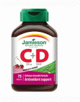 Jamieson C+D vitamin tabletta 75x *