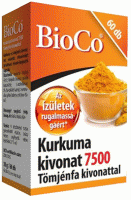 Kurkuma kivonat 7500 Tömjénfa kivonattal 60x BioCo