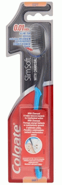 Colgate Slim Soft Charcoal fogkefe 1x