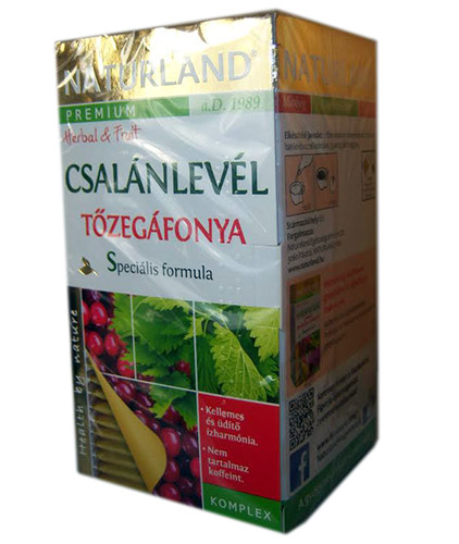 Naturland tőzegáfonya tea kismamáknak